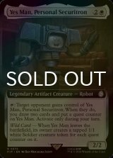 [FOIL] Yes Man, Personal Securitron No.373 (Extended Art) 【ENG】 [PIP-White-R]