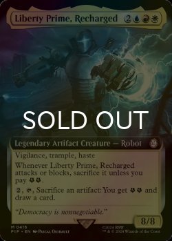 Photo1: [FOIL] Liberty Prime, Recharged No.416 (Extended Art) 【ENG】 [PIP-Multi-MR]