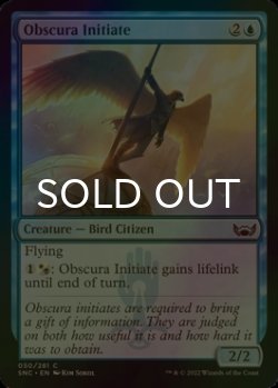 Photo1: [FOIL] Obscura Initiate 【ENG】 [SNC-Blue-C]