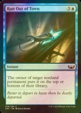 [FOIL] Run Out of Town 【ENG】 [SNC-Blue-C]