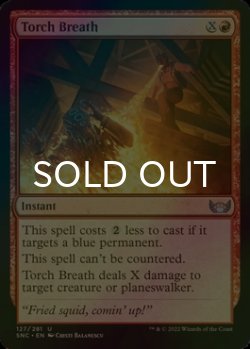 Photo1: [FOIL] Torch Breath 【ENG】 [SNC-Red-U]
