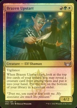 Photo1: [FOIL] Brazen Upstart 【ENG】 [SNC-Multi-U]