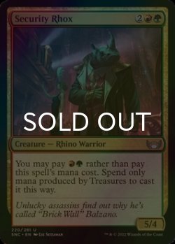 Photo1: [FOIL] Security Rhox 【ENG】 [SNC-Multi-U]