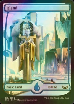 Photo1: [FOIL] Island No.275 (Full-Art) 【ENG】 [SNC-Land-C]