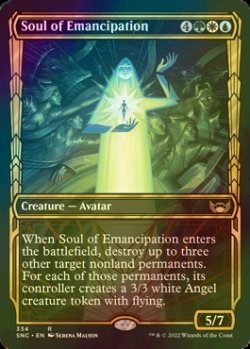 Photo1: [FOIL] Soul of Emancipation No.334 ● (Showcase, Made in Japan) 【ENG】 [SNC-Multi-R]