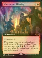 [FOIL] Widespread Thieving (Extended Art) 【ENG】 [SNC-Red-R]