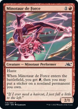 Photo1: Minotaur de Force 【ENG】 [UNF-Red-C]
