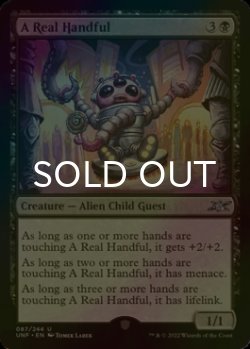 Photo1: [FOIL] A Real Handful 【ENG】 [UNF-Black-U]
