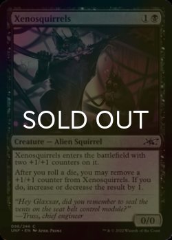 Photo1: [FOIL] Xenosquirrels 【ENG】 [UNF-Black-C]