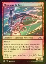 [FOIL] Minotaur de Force 【ENG】 [UNF-Red-C]