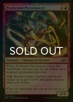 Photo1: [FOIL] Proficient Pyrodancer 【ENG】 [UNF-Red-U]