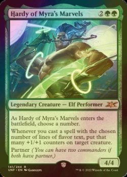Photo1: [FOIL] Hardy of Myra's Marvels 【ENG】 [UNF-Green-R]