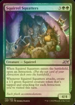 Photo1: [FOIL] Squirrel Squatters 【ENG】 [UNF-Green-U]