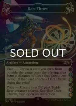 Photo1: [FOIL] Dart Throw ●(2)(3)●(5)(6) 【ENG】 [UNF-Artifact-C]