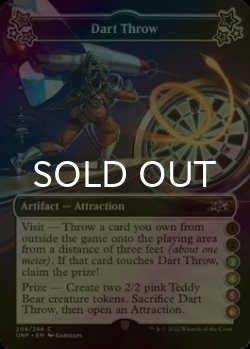 Photo1: [FOIL] Dart Throw ●●(3)(4)(5)(6) 【ENG】 [UNF-Artifact-C]