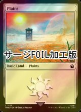 [FOIL] Plains No.1157 (Surge Foil) 【ENG】 [WHO-Land-C]