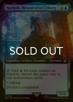 Photo1: [FOIL] Nardole, Resourceful Cyborg No.365 (Extended Art) 【ENG】 [WHO-Blue-R]