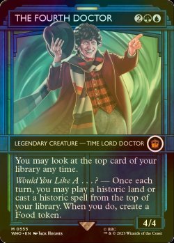 Photo1: [FOIL] The Fourth Doctor No.555 (Showcase) 【ENG】 [WHO-Multi-MR]