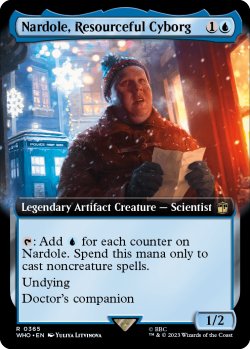Photo1: Nardole, Resourceful Cyborg (Extended Art) 【ENG】 [WHO-Blue-R]