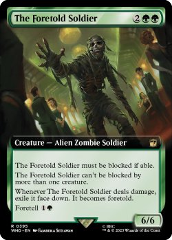 Photo1: The Foretold Soldier (Extended Art) 【ENG】 [WHO-Green-R]