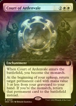 Photo1: [FOIL] Court of Ardenvale (Extended Art) 【ENG】 [WOC-White-R]