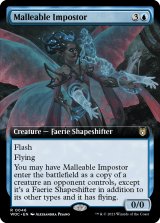 Malleable Impostor (Extended Art) 【ENG】 [WOC-Blue-R]