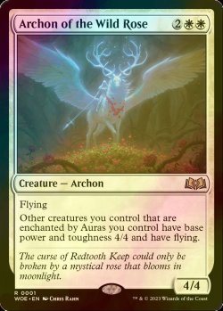 Photo1: [FOIL] Archon of the Wild Rose 【ENG】 [WOE-White-R]