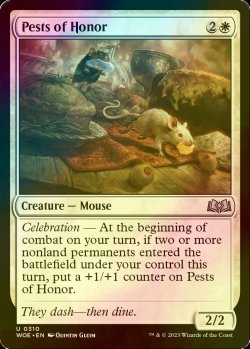 Photo1: [FOIL] Pests of Honor 【ENG】 [WOE-White-U]