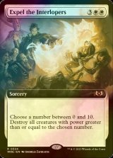 [FOIL] Expel the Interlopers (Extended Art) 【ENG】 [WOE-White-R]