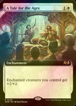 Photo1: [FOIL] A Tale for the Ages (Extended Art) 【ENG】 [WOE-White-R]