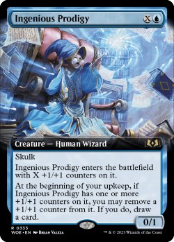 Photo1: Ingenious Prodigy (Extended Art) 【ENG】 [WOE-Blue-R]