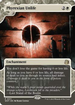 Photo1: Phyrexian Unlife 【ENG】 [WOT-White-R]