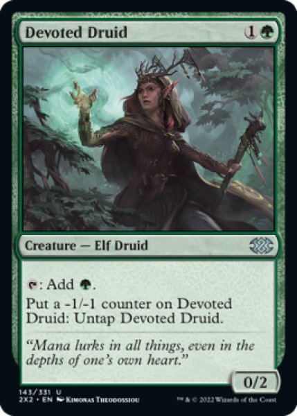 Photo1: Devoted Druid 【ENG】 [2X2-Green-U] (1)