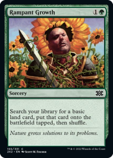 Photo1: Rampant Growth 【ENG】 [2X2-Green-C] (1)