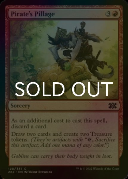 Photo1: [FOIL] Pirate's Pillage 【ENG】 [2X2-Red-C] (1)