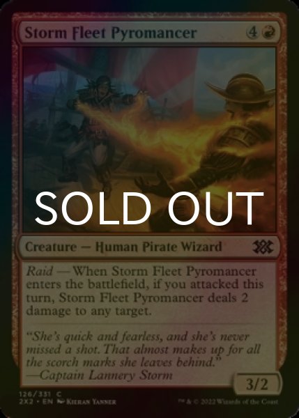 Photo1: [FOIL] Storm Fleet Pyromancer 【ENG】 [2X2-Red-C] (1)