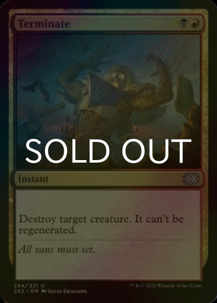 Photo1: [FOIL] Terminate 【ENG】 [2X2-Multi-U] (1)