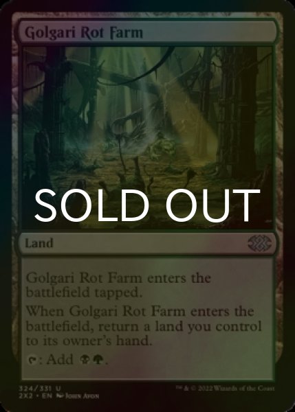 Photo1: [FOIL] Golgari Rot Farm 【ENG】 [2X2-Land-U] (1)