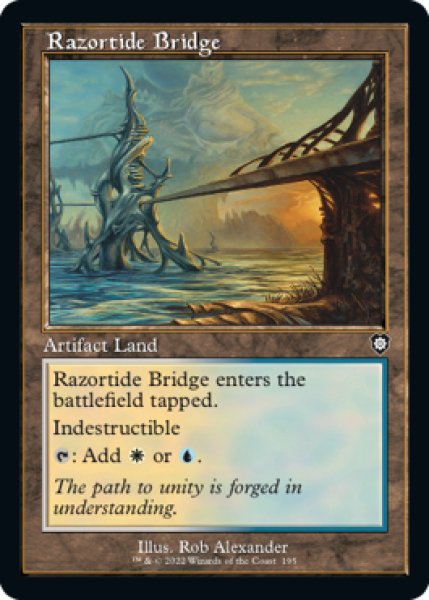 Photo1: Razortide Bridge (Retro Frame) 【ENG】 [BRC-Land-C] (1)
