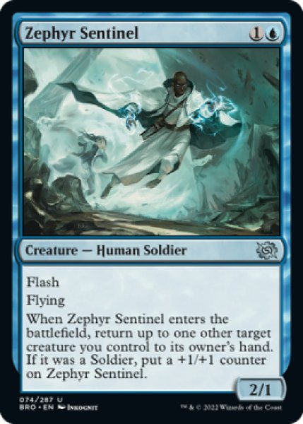 Photo1: Zephyr Sentinel 【ENG】 [BRO-Blue-U] (1)