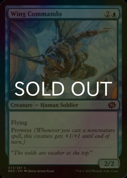 Photo1: [FOIL] Wing Commando 【ENG】 [BRO-Blue-C] (1)