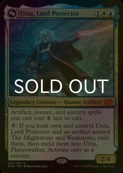 Photo1: [FOIL] Urza, Lord Protector 【ENG】 [BRO-Multi-MR] (1)