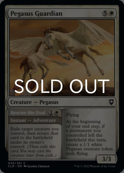 Photo1: Pegasus Guardian 【ENG】 [CLB-White-C] (1)