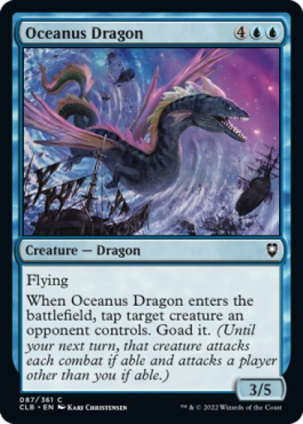 Photo1: Oceanus Dragon 【ENG】 [CLB-Blue-C] (1)