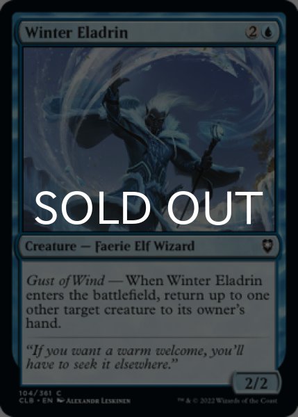 Photo1: Winter Eladrin 【ENG】 [CLB-Blue-C] (1)