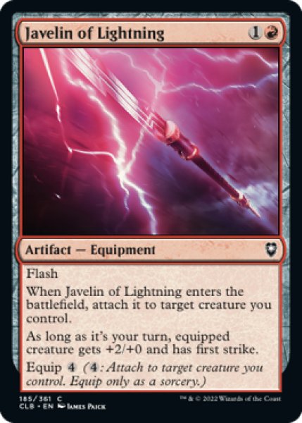 Photo1: Javelin of Lightning 【ENG】 [CLB-Red-C] (1)