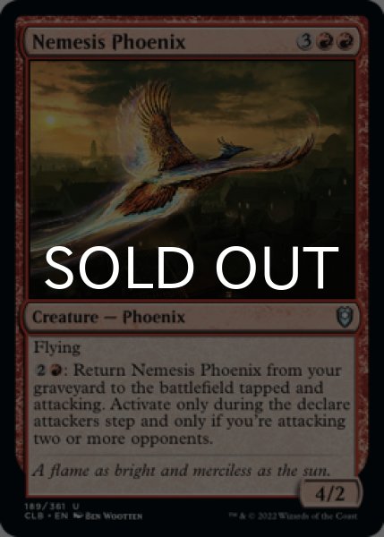 Photo1: Nemesis Phoenix 【ENG】 [CLB-Red-U] (1)