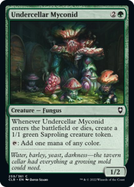 Photo1: Undercellar Myconid 【ENG】 [CLB-Green-C] (1)