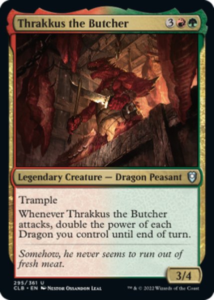 Photo1: Thrakkus the Butcher 【ENG】 [CLB-Multi-U] (1)