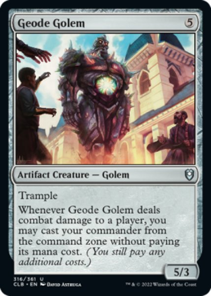 Photo1: Geode Golem 【ENG】 [CLB-Artifact-U] (1)